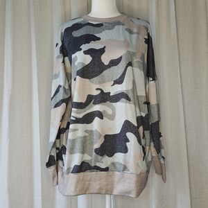 Camouflage Print Sweatshirt